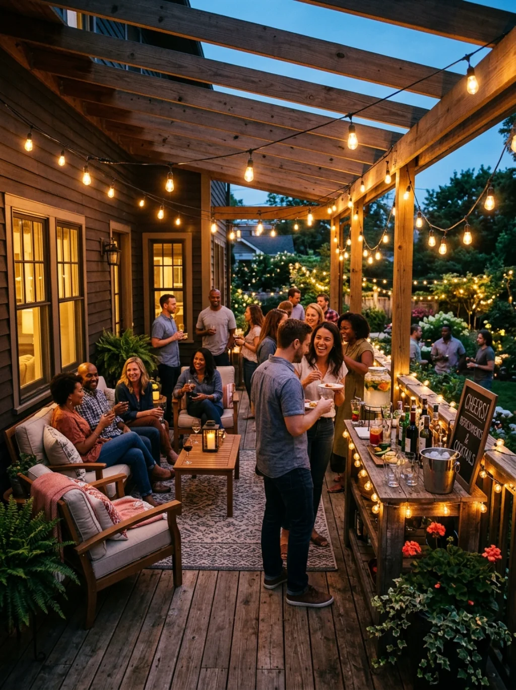 Back Porch Ideas for Entertaining and Parties
