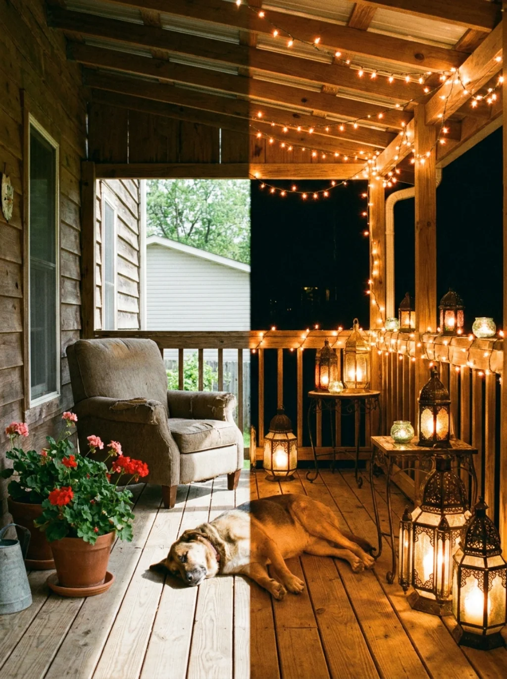 Back Porch Lighting Ideas for Day and Night