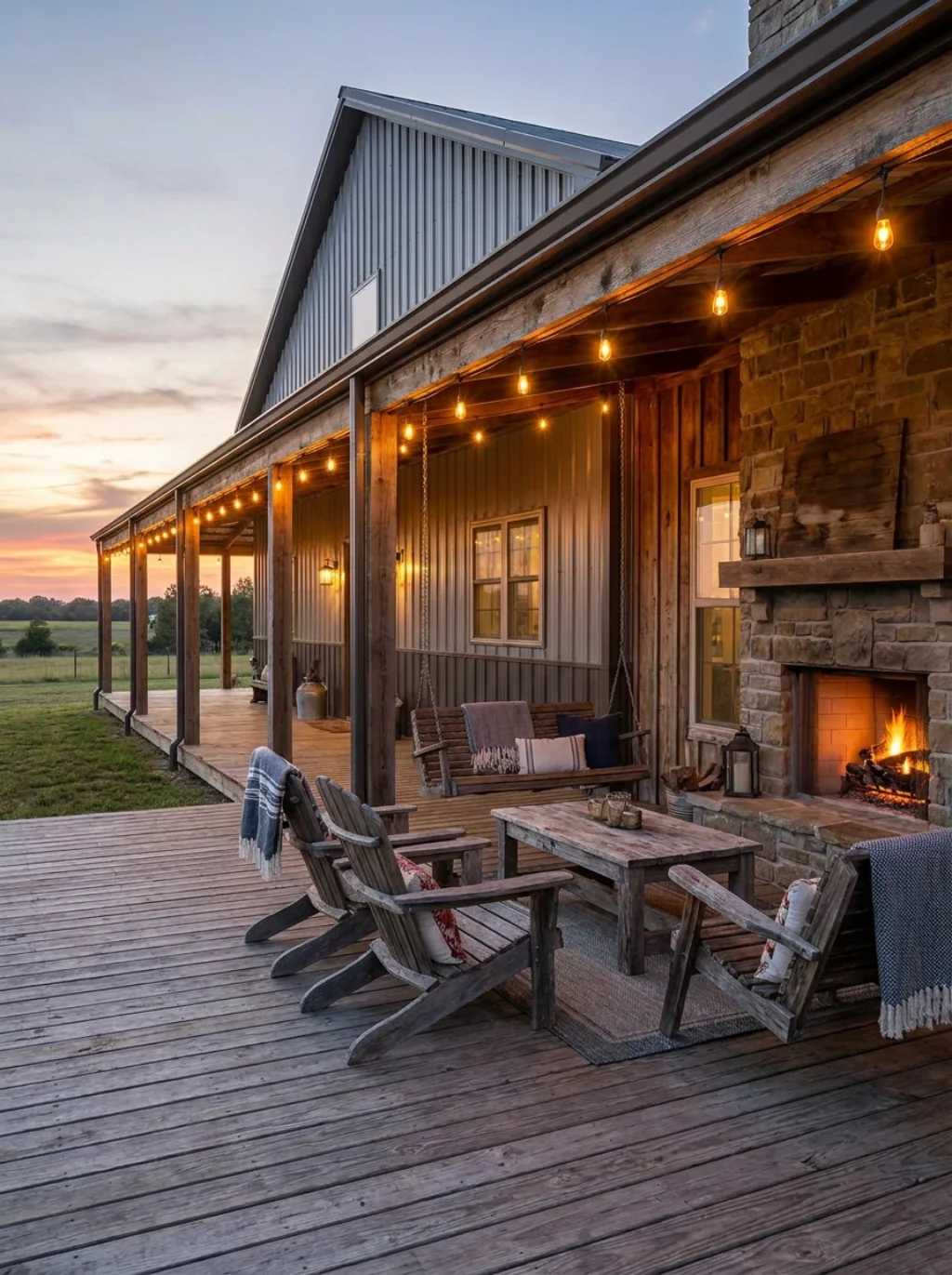 Barndominium Porch and Patio Ideas