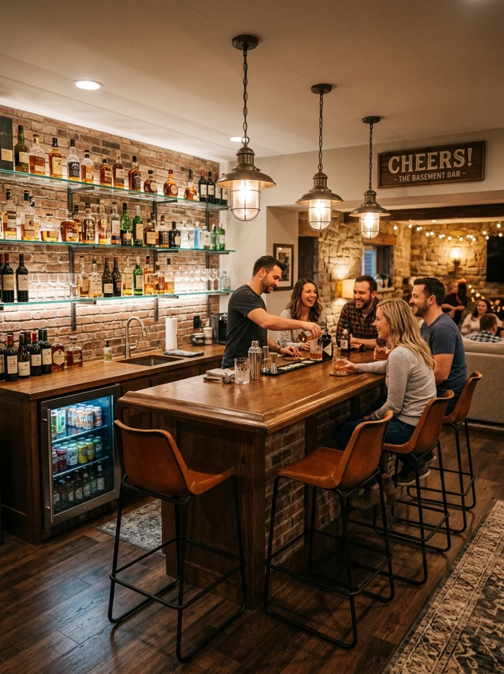 Basement Bar Ideas for Entertaining Guests
