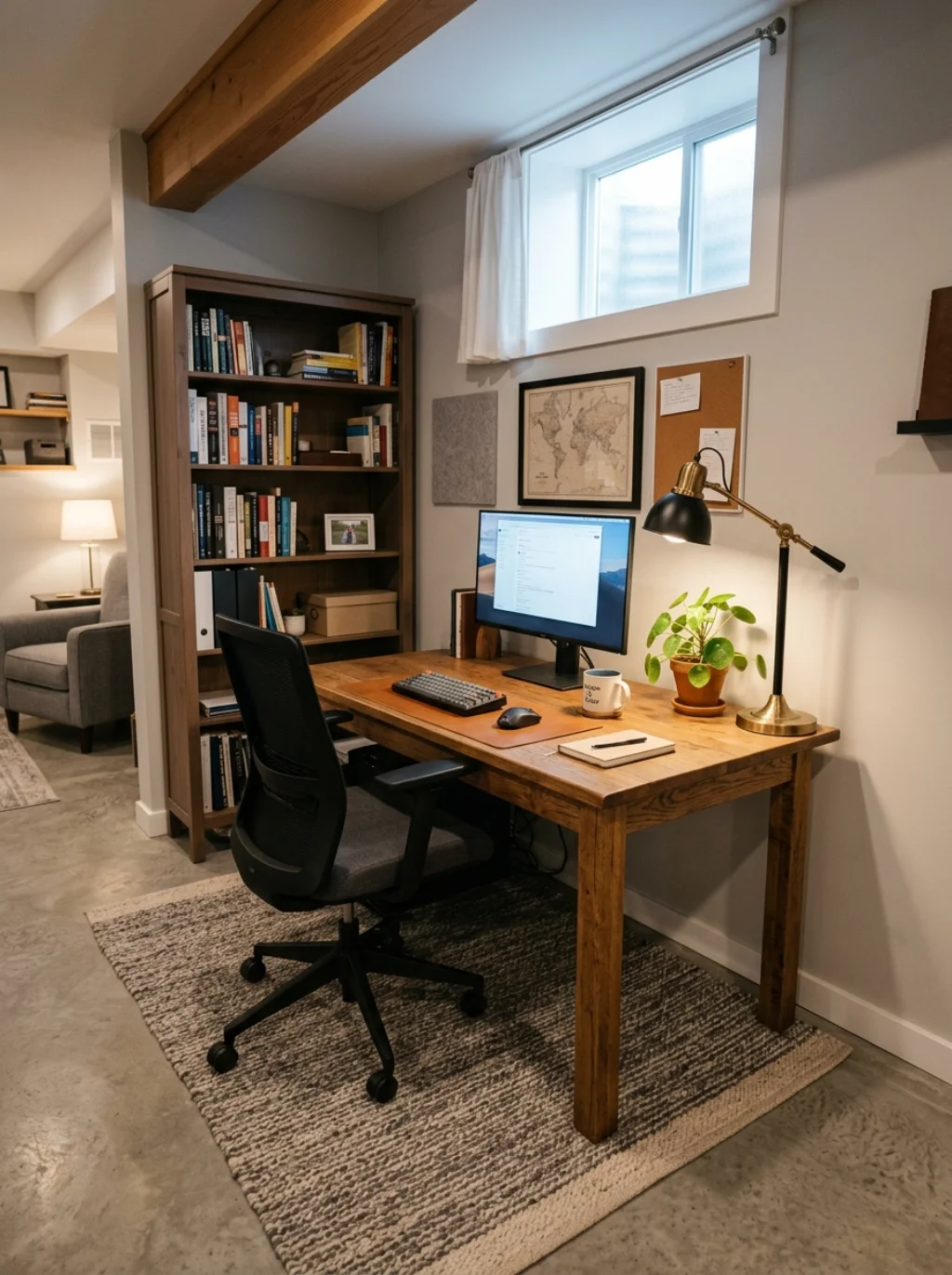 Basement Home Office Ideas for Remote Work
