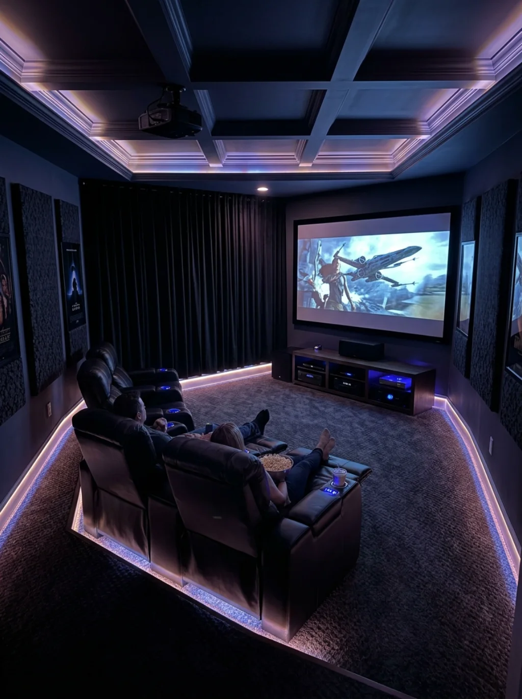 Basement Home Theater Ideas for Movie Nights