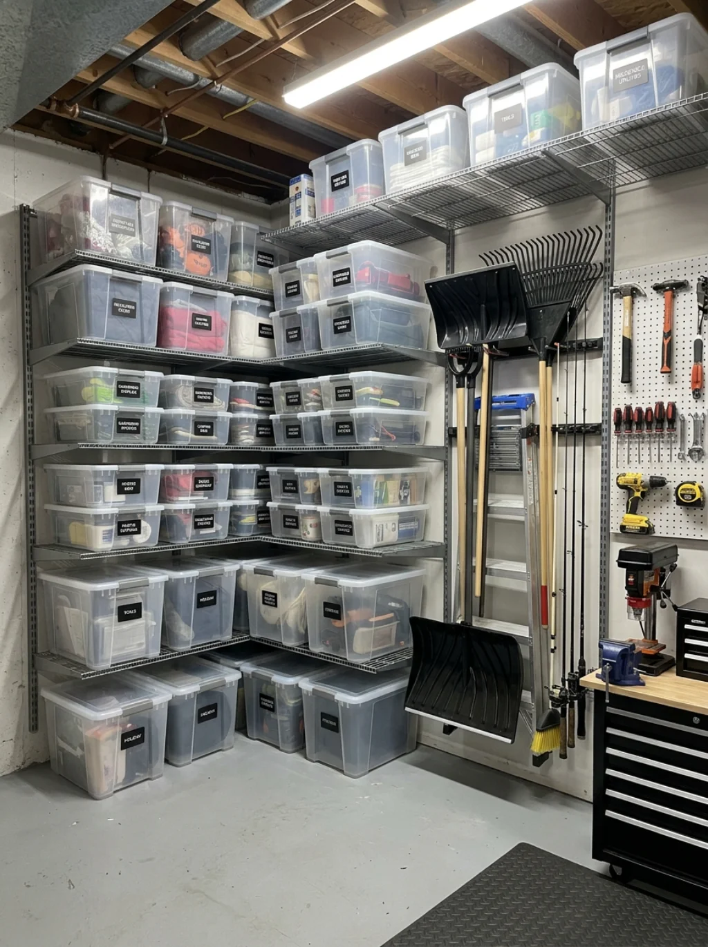 Basement Storage Ideas to Stay Organized