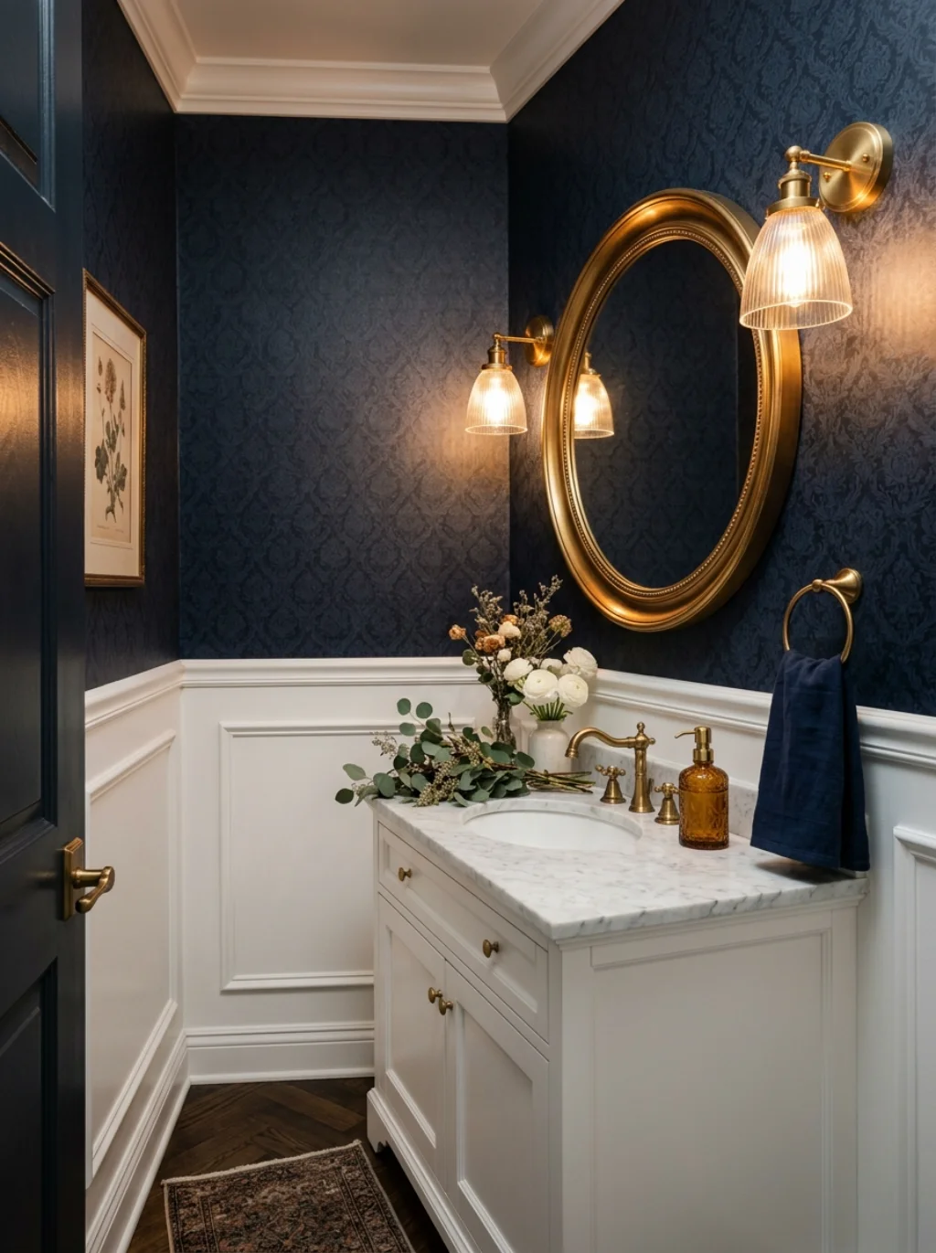 Best Colors for Powder Room Wallpaper
