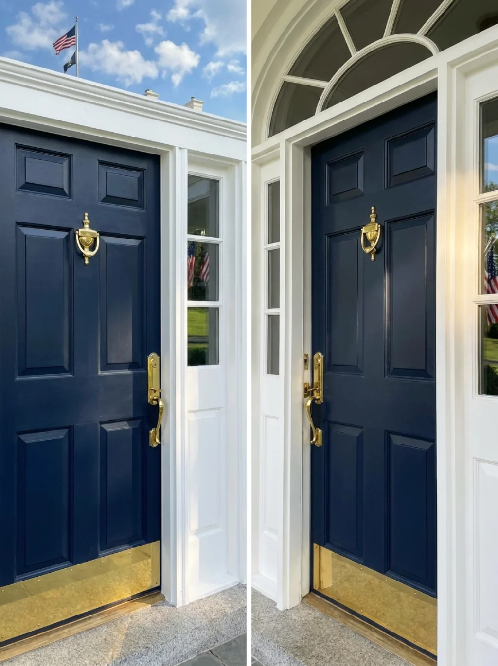 Best Front Door Colors for a White House