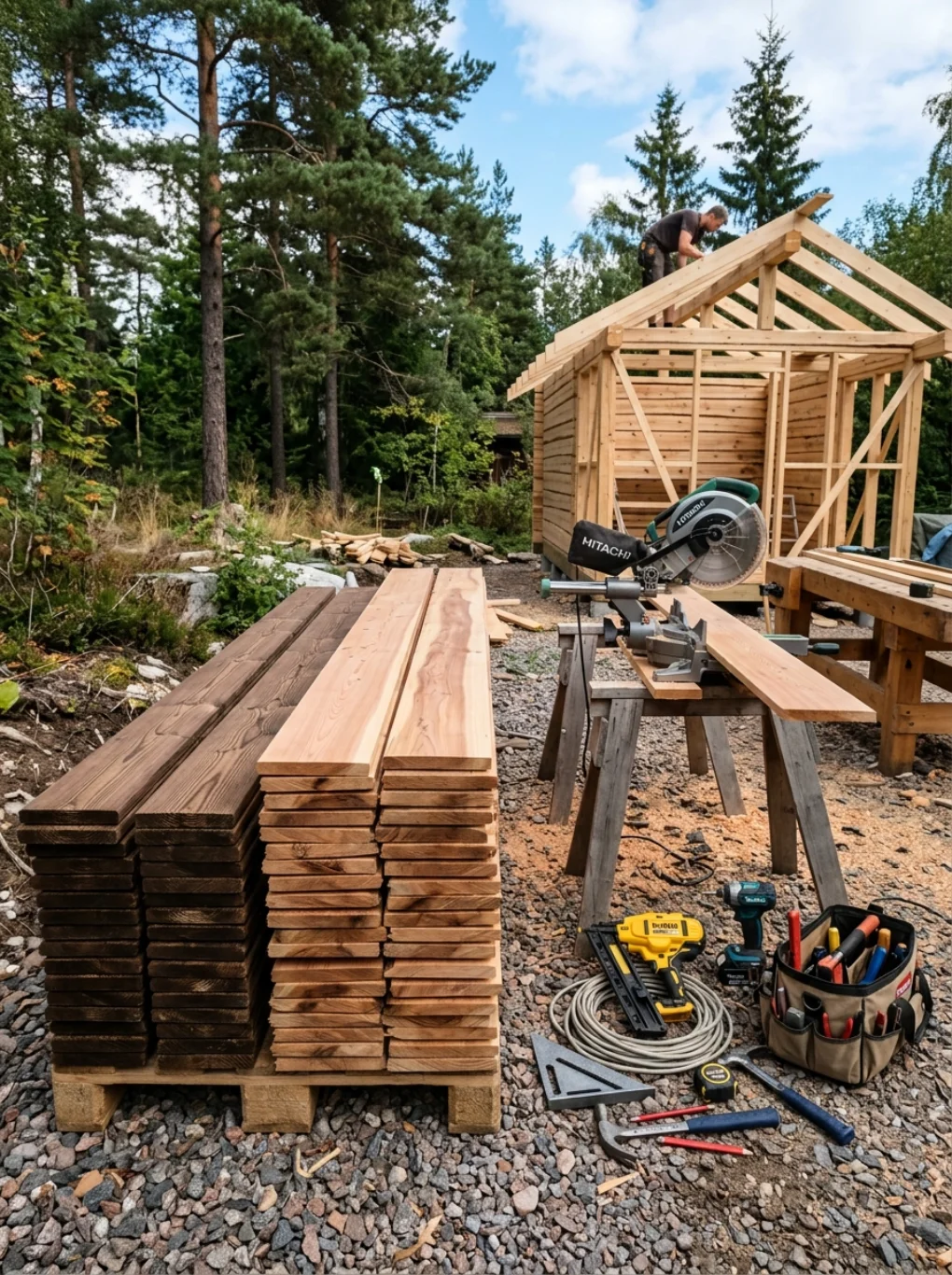 Best Materials Used in Outdoor Sauna Construction