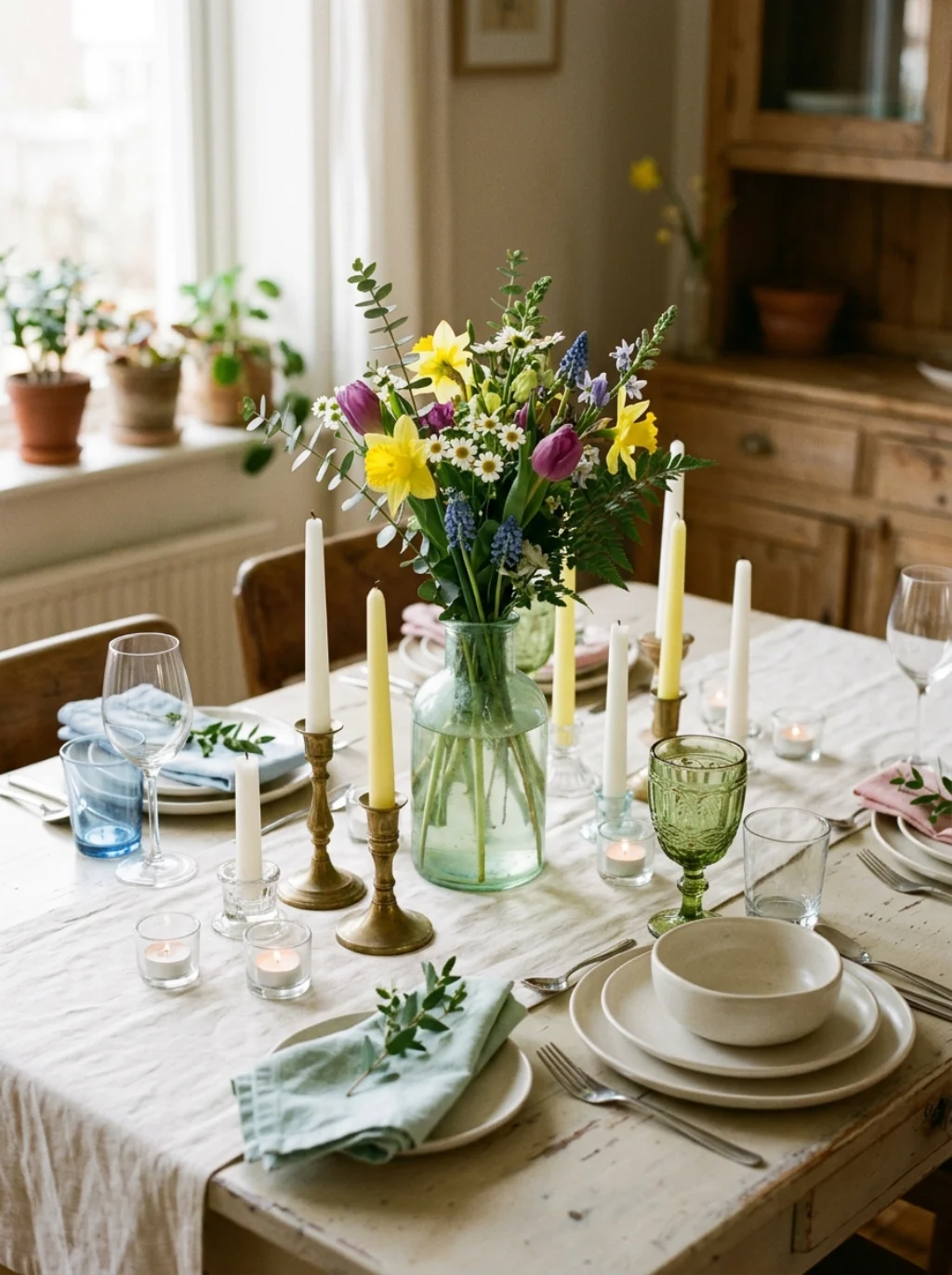 Budget-Friendly Spring Tablescape Ideas