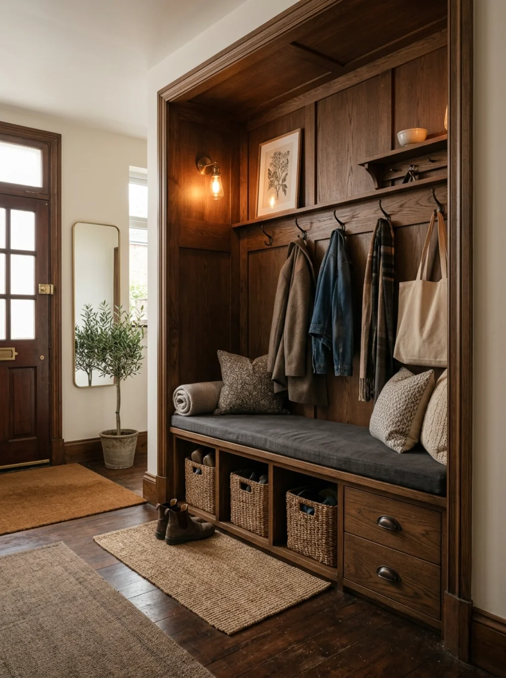 Built-In Mudroom Bench Designs for Maximum Storage