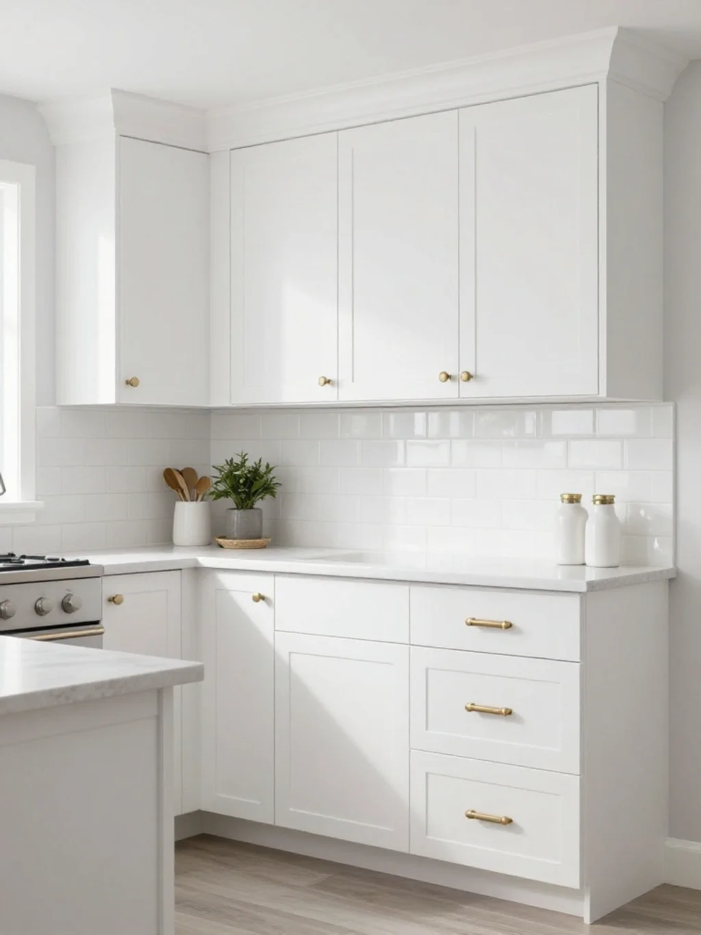 Classic All-White Kitchen Design Ideas