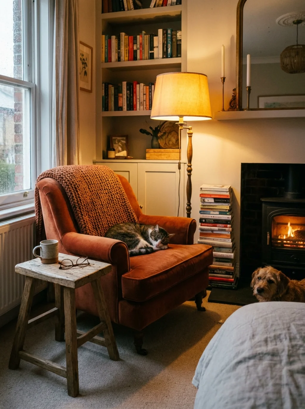 Create a Cozy Reading Nook Corner