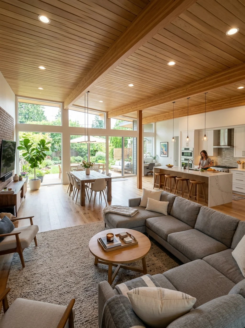 Create an Open Concept Family Room Layout