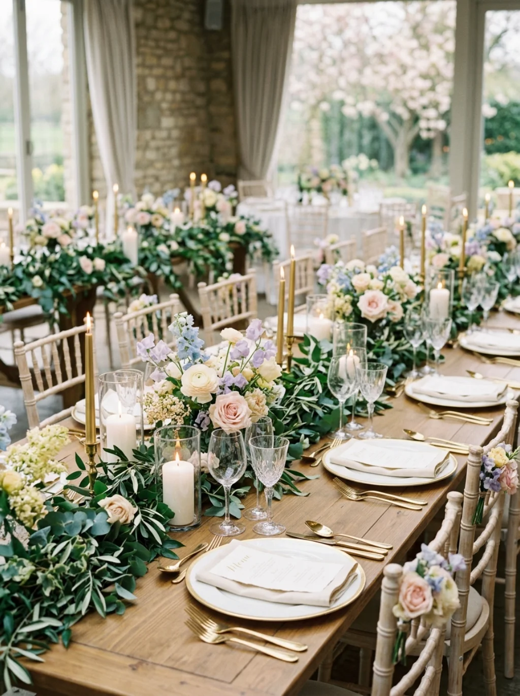 Elegant Spring Wedding Tablescape Ideas