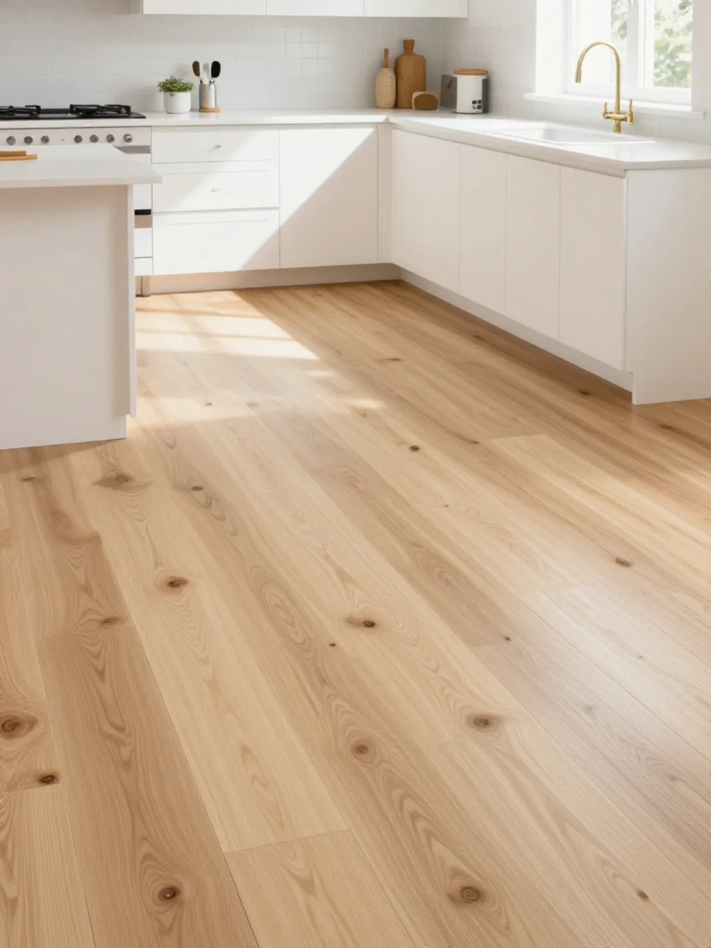 Flooring Options That Complement White Kitchens