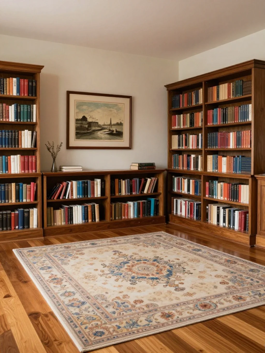 Flooring and Wall Decor for Home Libraries