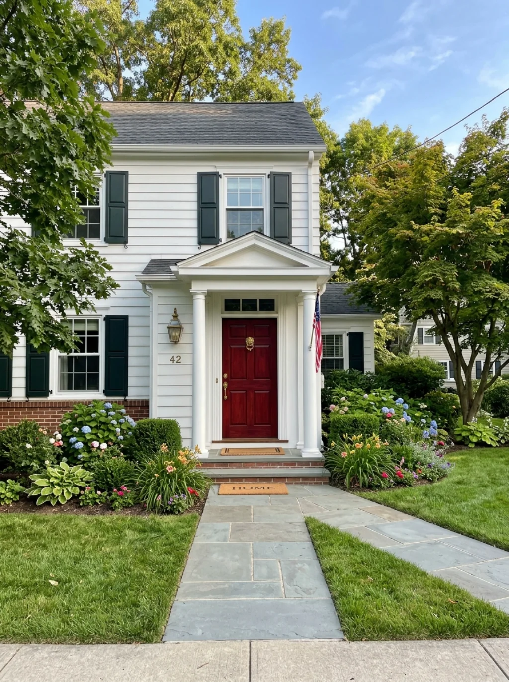 Front Door Color Ideas for Traditional Homes
