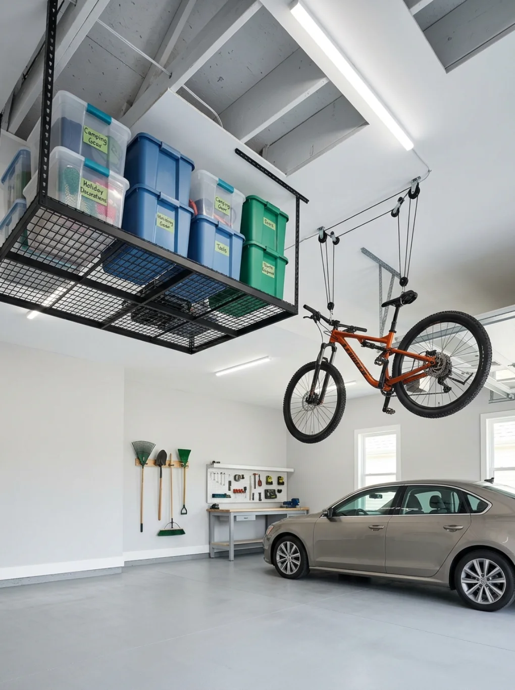 Garage Ceiling Storage Tips for Extra Space