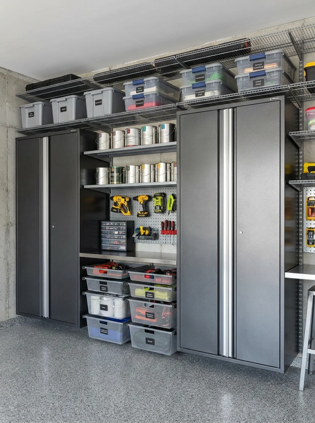 Garage Shelving and Cabinet Design Ideas