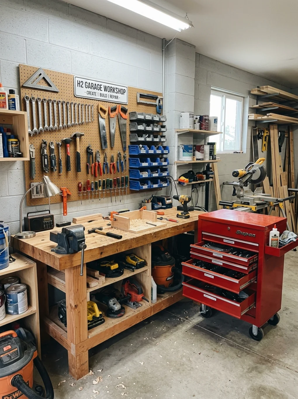 Garage Workshop Design for DIY Enthusiasts