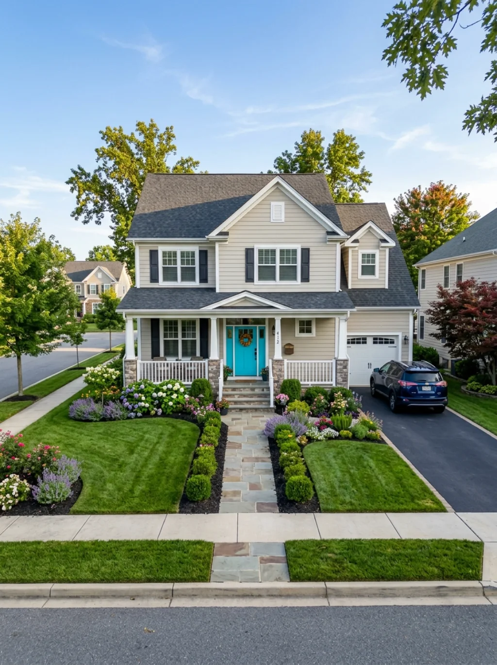 How Front Door Color Affects Curb Appeal