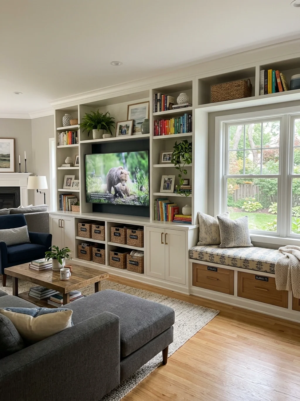 Incorporate Built-In Storage Solutions