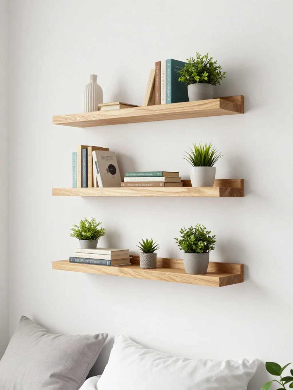 Install Wall-Mounted Shelves