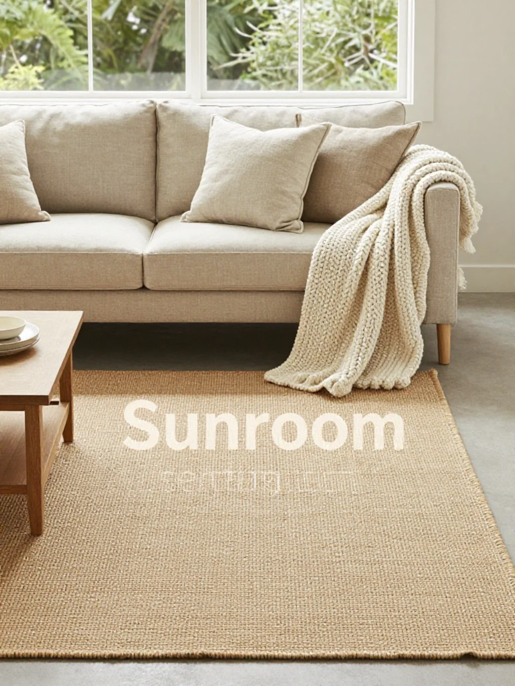Layer Textures with Rugs and Cushions