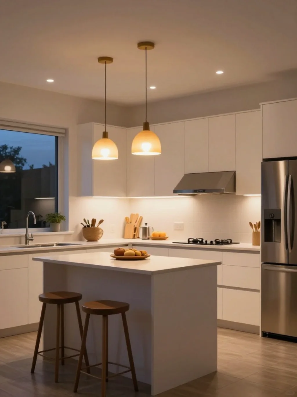 Lighting Ideas to Brighten Your White Kitchen