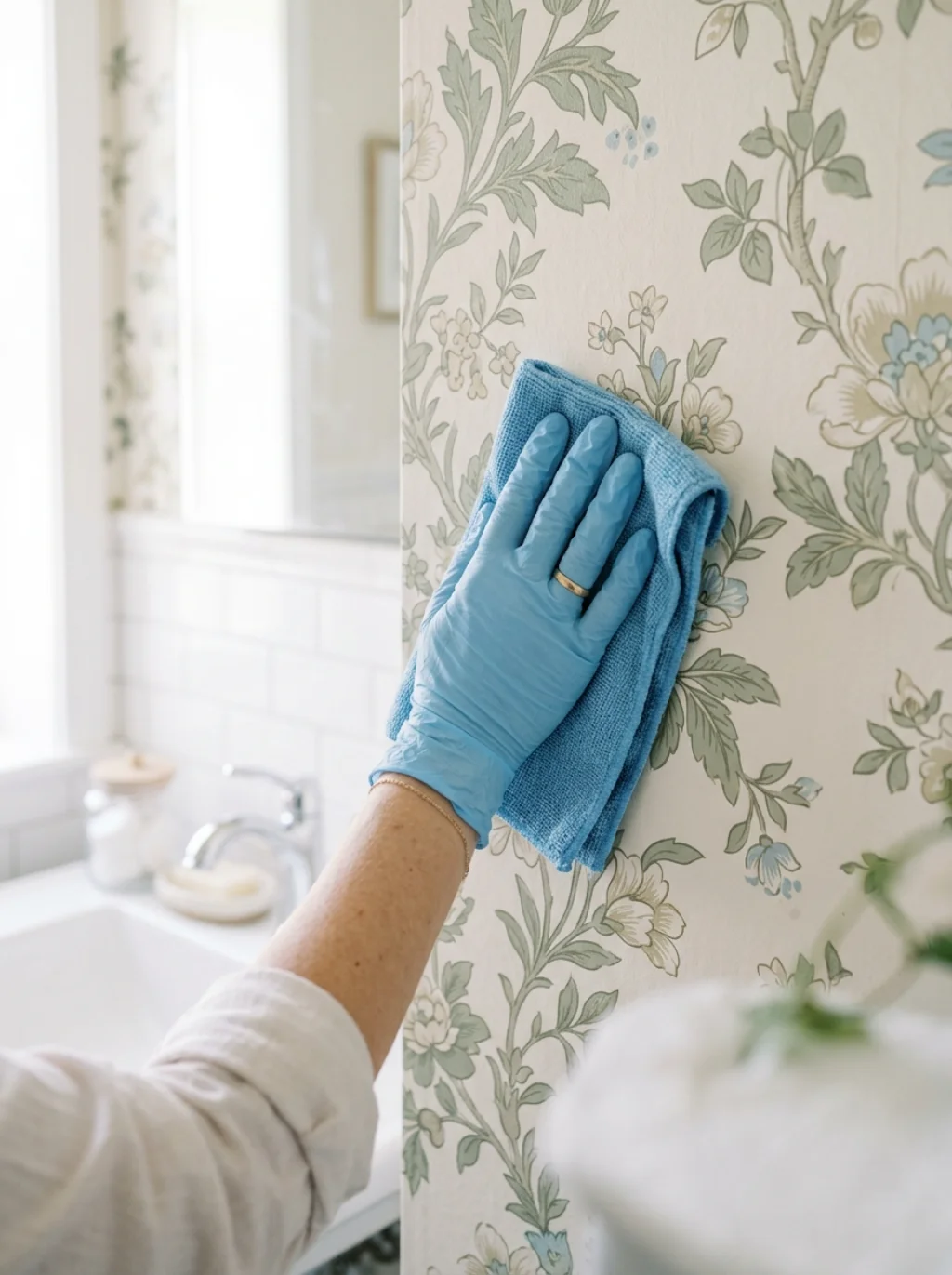 Maintenance Tips to Keep Your Powder Room Wallpaper Looking Fresh