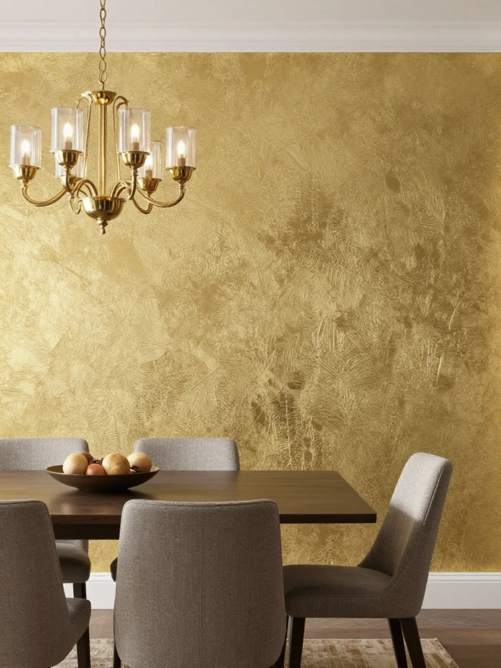 Metallic Wallpaper for a Glamorous Touch