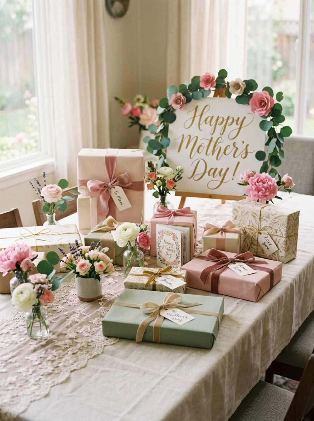 Mother's Day Gift Table Decoration