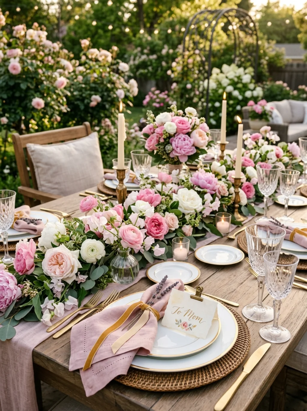 Mother's Day Table Setting Ideas