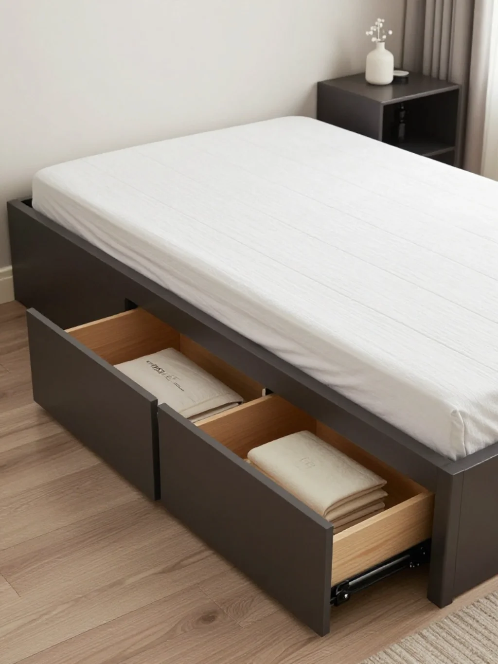 Opt for a Bed with Built-In Storage