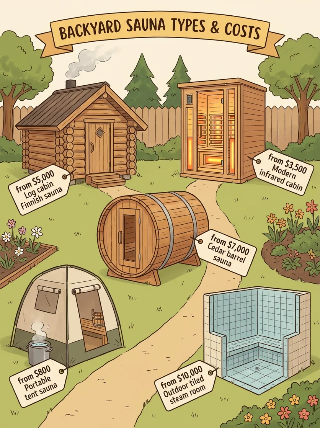 Outdoor Sauna Cost Breakdown and Budget Tips