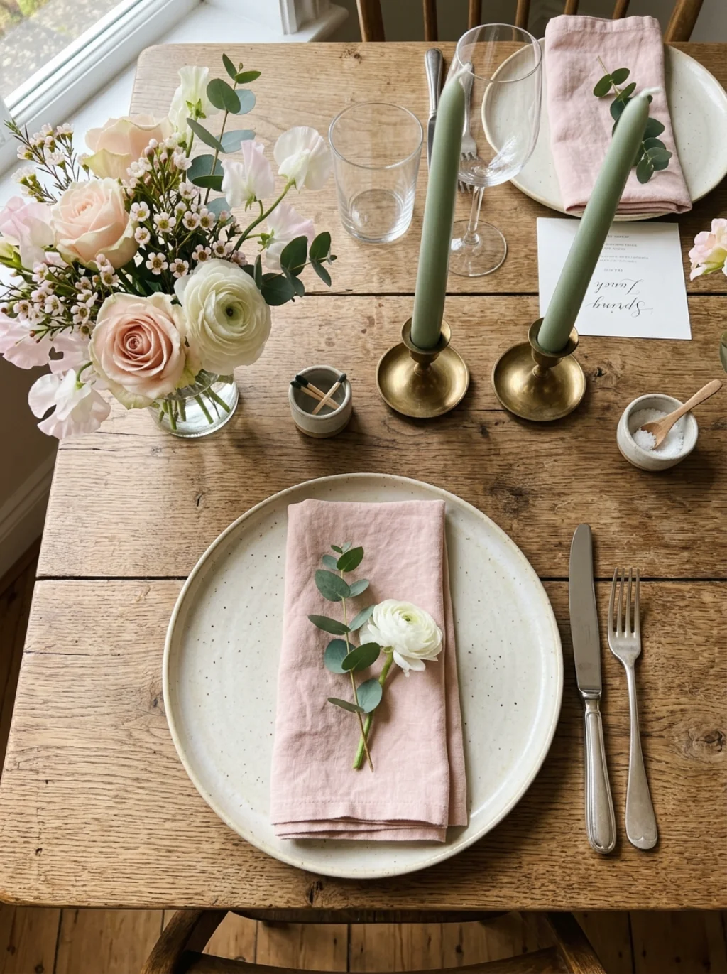 Pastel Color Palette Ideas for Spring Tablescapes