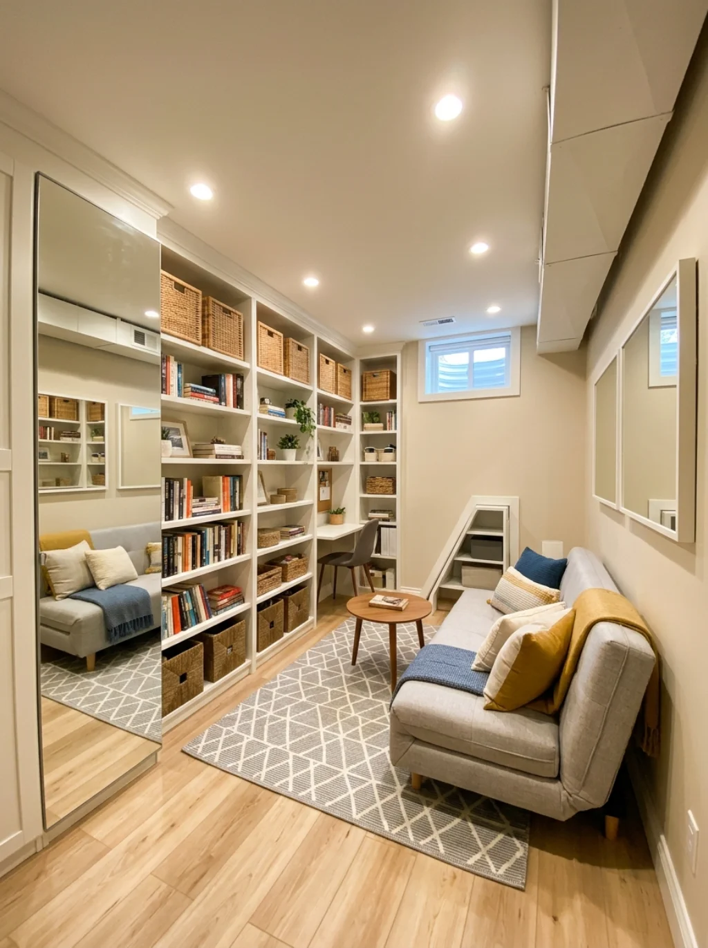 Small Basement Ideas to Maximize Space
