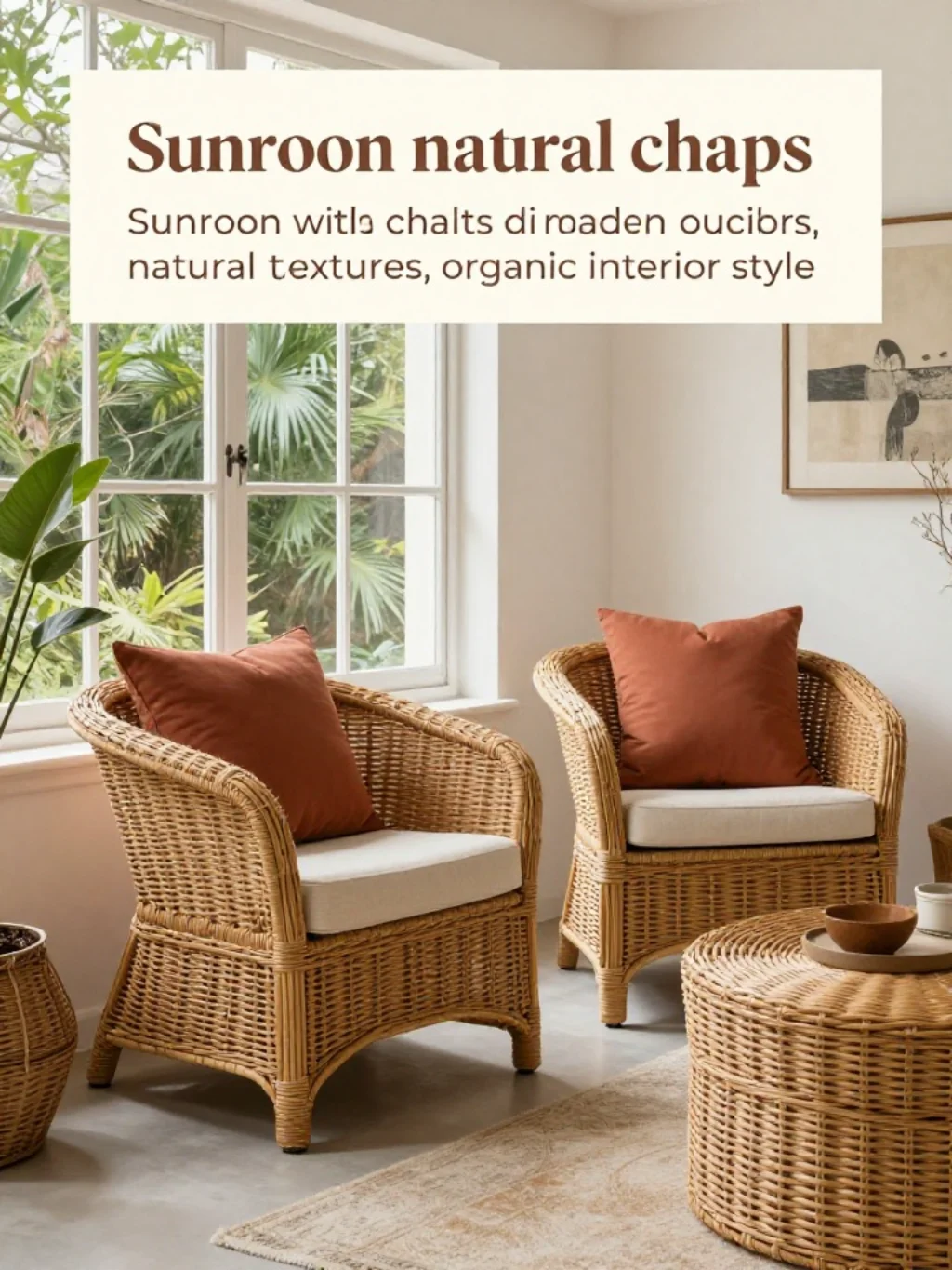 Use Rattan and Wicker Furniture for a Natural Look