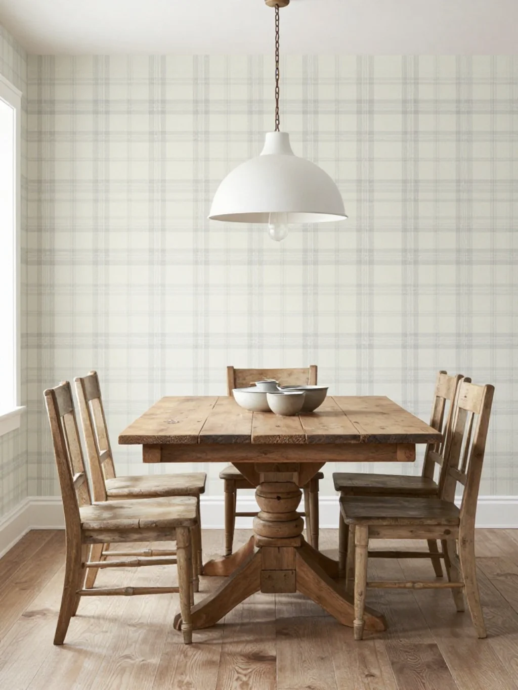 Wallpaper Ideas for Farmhouse Style Dining Rooms