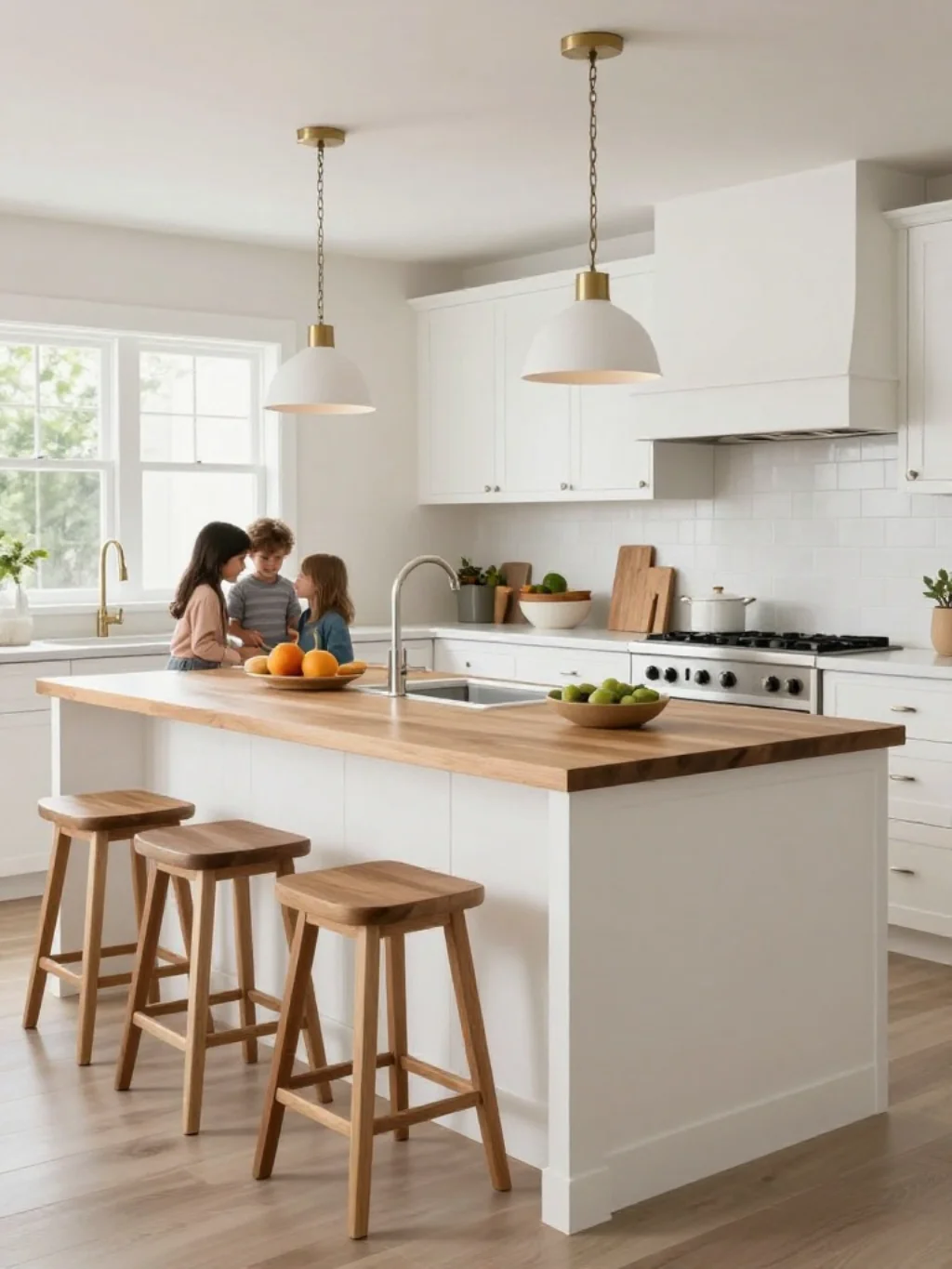 White Kitchen Islands That Make a Statement