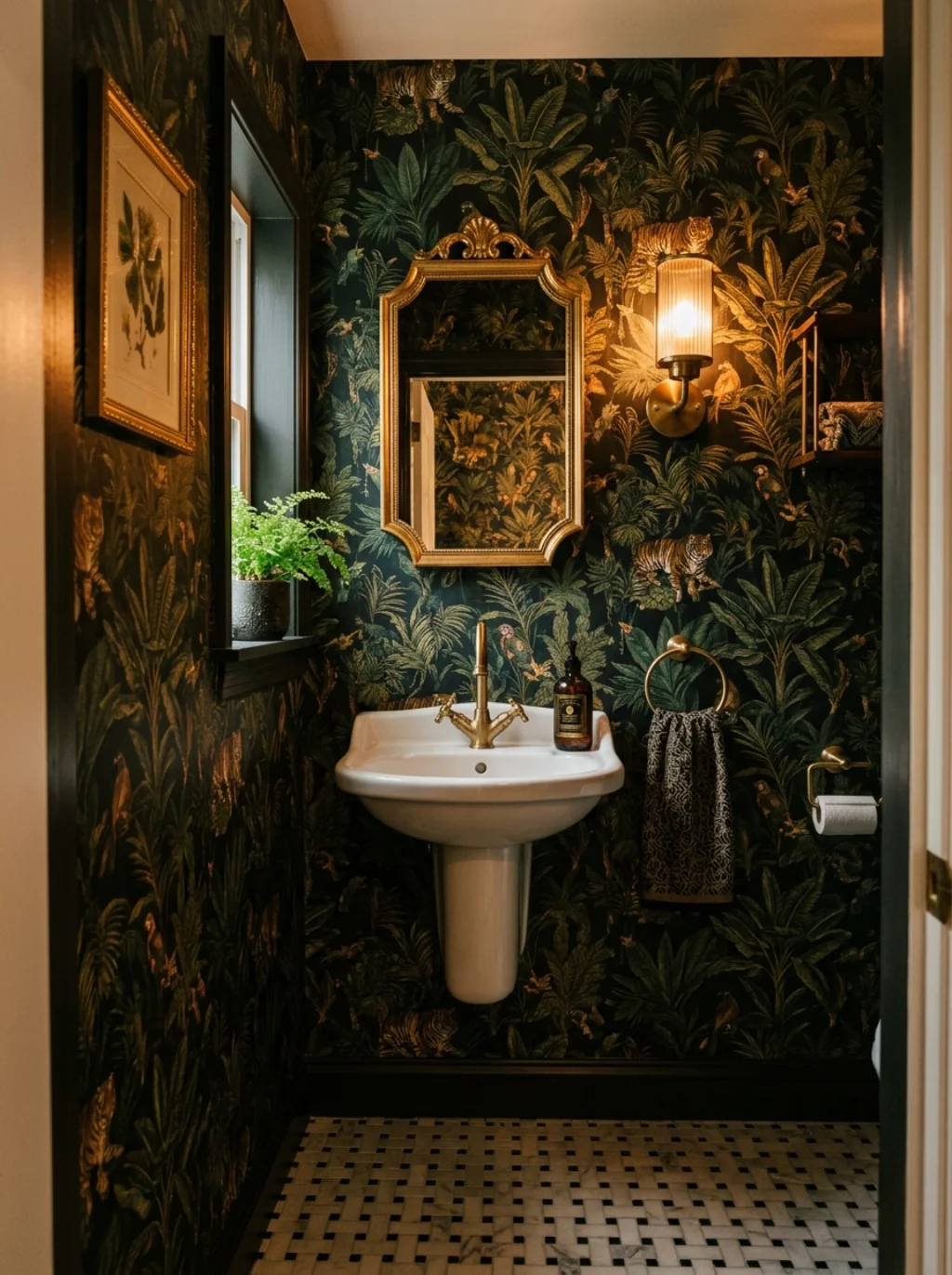 Why Powder Rooms Are Perfect for Bold Wallpaper Choices