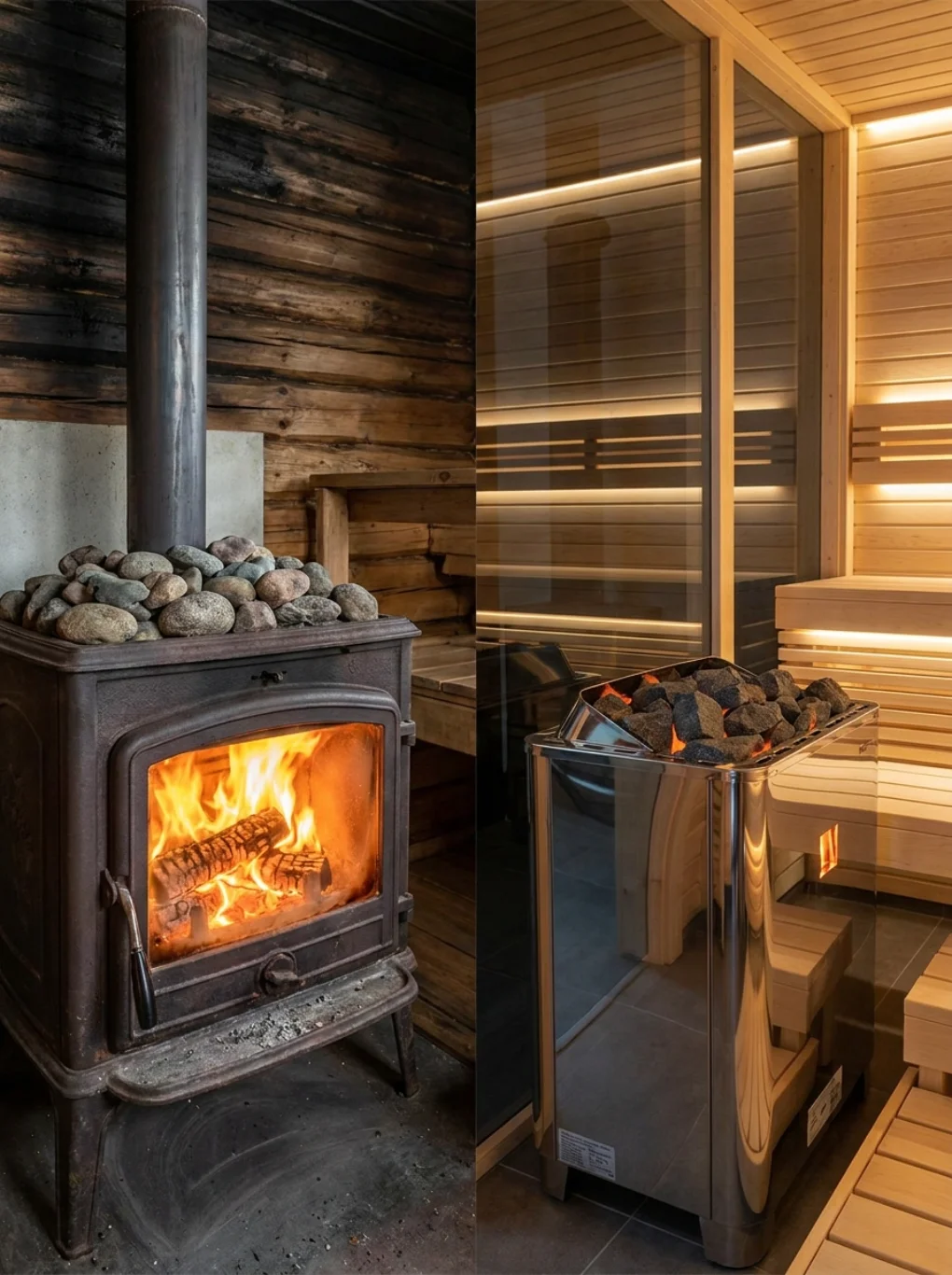 Wood-Fired vs Electric Outdoor Saunas