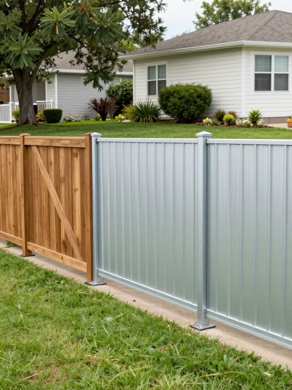 Wood Privacy Fence vs Vinyl and Metal Alternatives