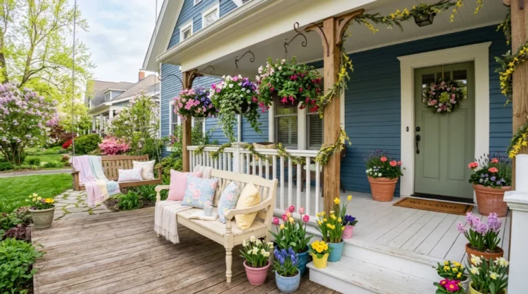 Spring Front Porch Decor Ideas: 16 Ways to Refresh Your Outdoor Space