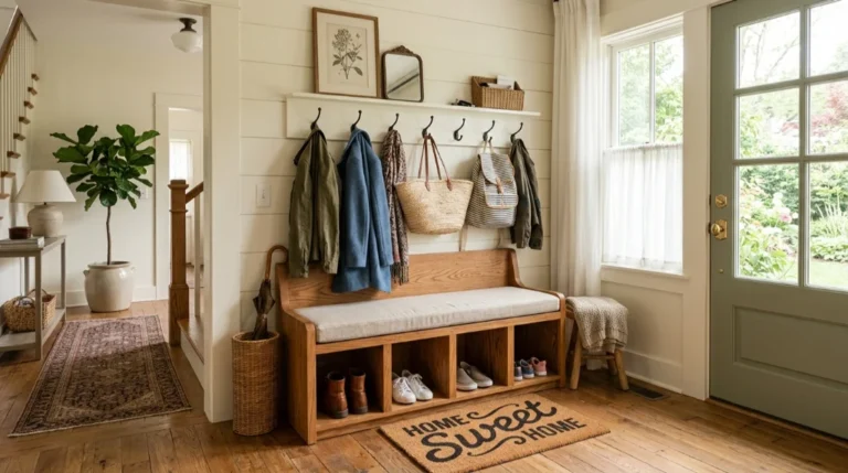 Mudroom Bench Ideas: 16 Stylish & Functional Designs for Your Entryway